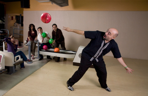 "Bowling funny."  Honest.